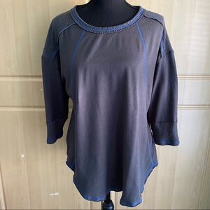 Rock & Republic Elbow Sleeve Women's Top Size XL